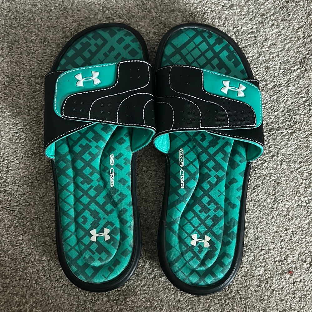 Under Armour Women’s Teal Slide Sandals